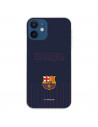 Barcelona Barsa Blue Fundal Albastru iPhone 12 Mini Case - FC Barcelona Licență oficială