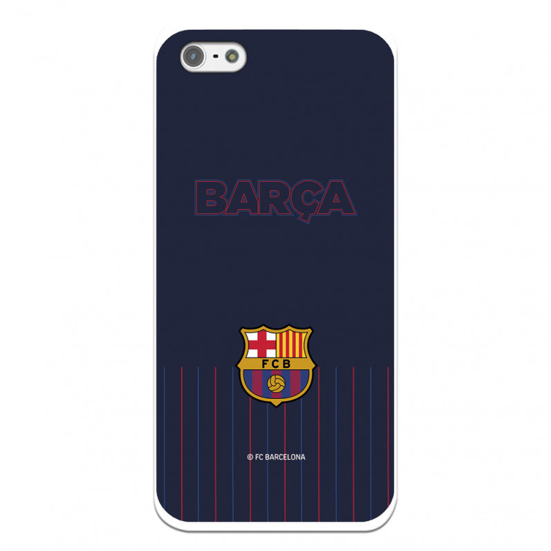 Barcelona Barsa Blue fundal albastru iPhone 5 Cazul - FC Barcelona licență oficială