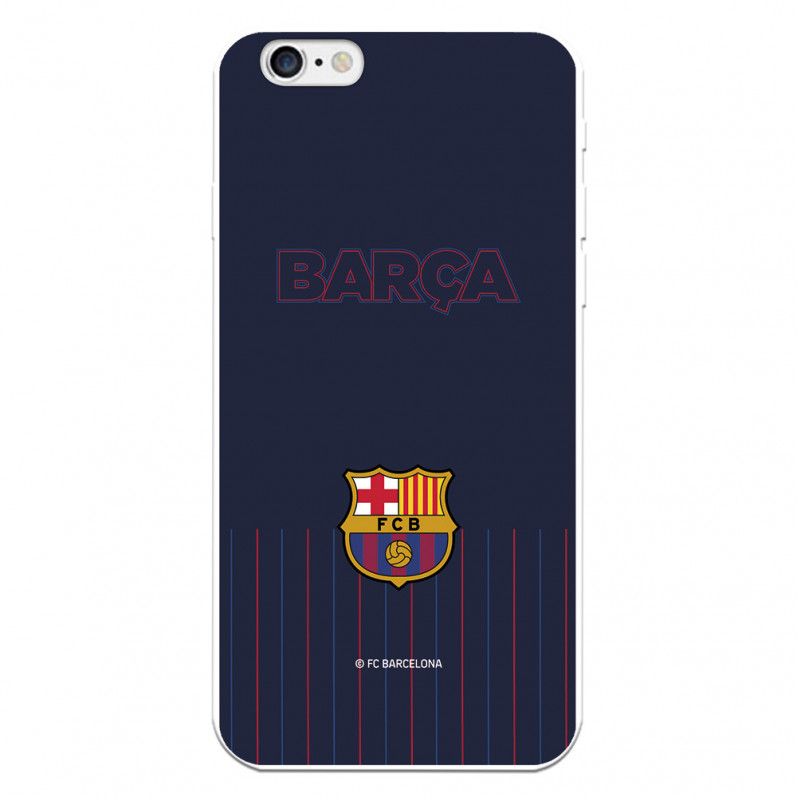 Barcelona Barsa Blue Fundal Albastru iPhone 6 Cazul - FC Barcelona Licență oficială
