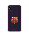 Barcelona iPhone X Blaugrana Stripes Case - Licență oficială FC Barcelona