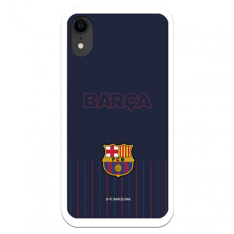 Barcelona Barsa Blue Fundal Albastru iPhone XR Cazul - oficial licențiat FC Barcelona