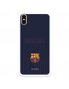 Barcelona Barsa fundal albastru de fundal albastru iPhone XS Max Case - oficial licențiat FC Barcelona