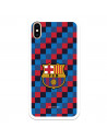 Barcelona Coat of Arms Shield Shckered Background iPhone XS Max Case - oficial licențiat FC Barcelona