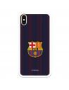 Barcelona iPhone XS Max Blaugrana Stripes Case - Licență oficială FC Barcelona