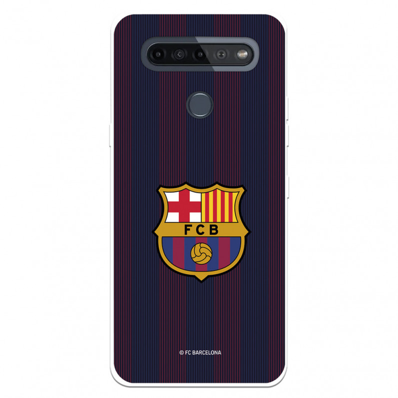 Barcelona K51S Blaugrana Stripes Case pentru LG - FC Barcelona Official Licence