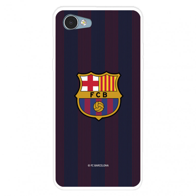 Barcelona Q6 Case pentru LG Barcelona Q6 Blaugrana Stripes - Licență oficială FC Barcelona