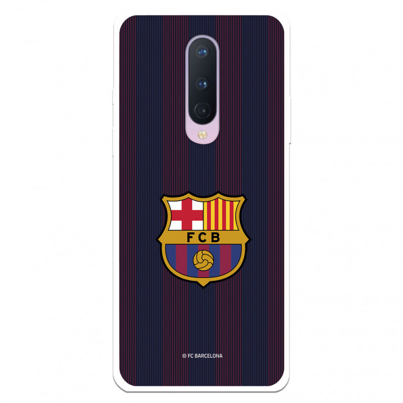 Barcelona OnePlus 8 Case Blaugrana Stripes - Oficial licențiat FC Barcelona