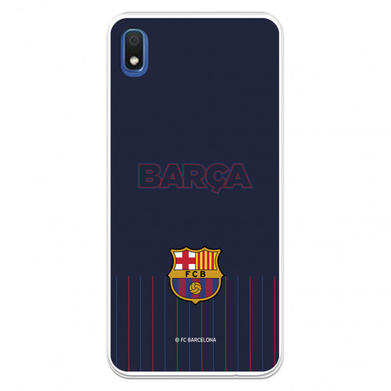 Barcelona Barsa Galaxy A10 Case pentru Samsung Barcelona Galaxy A10 fundal albastru - FC Barcelona Licență oficială FC Barcelona