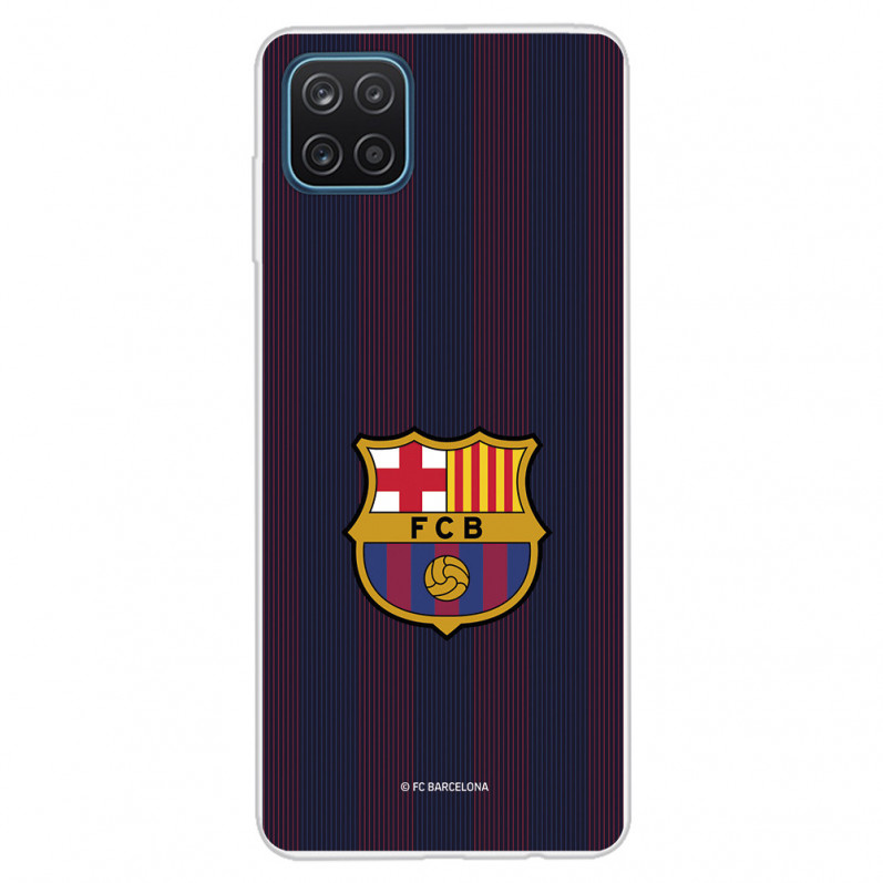 Barcelona Galaxy A12 Galaxy A12 Blaugrana Stripes Case pentru Samsung - Licență oficială FC Barcelona