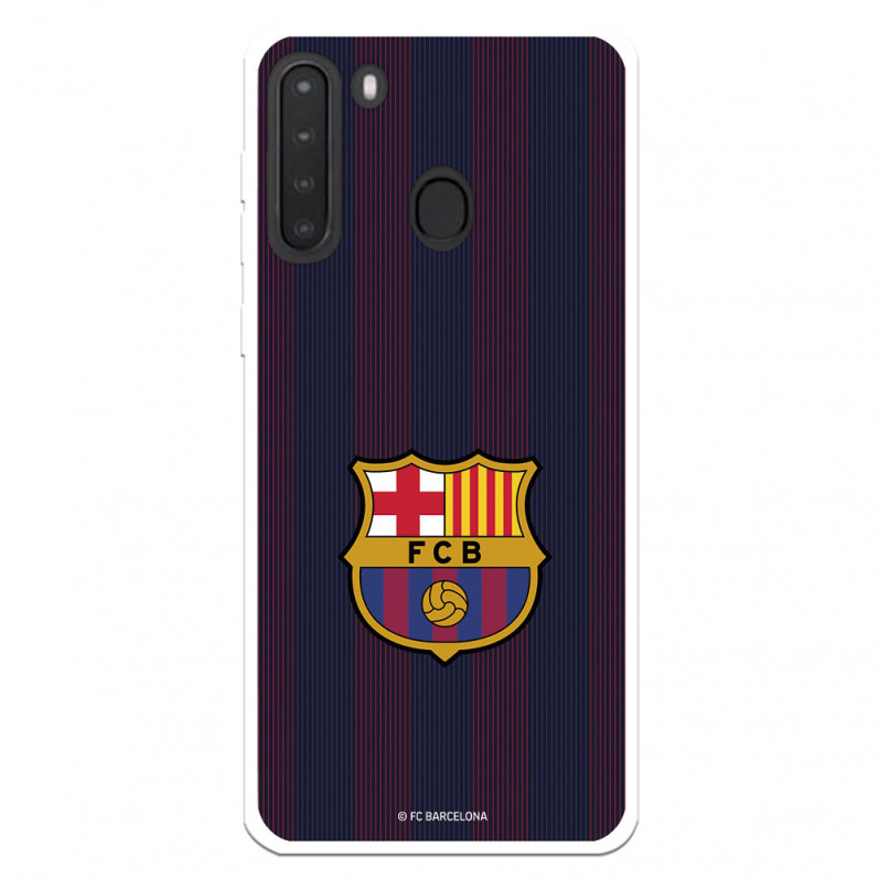 Barcelona Galaxy A21 Galaxy A21 Blaugrana Stripes Case pentru Samsung - FC Barcelona Official Licence