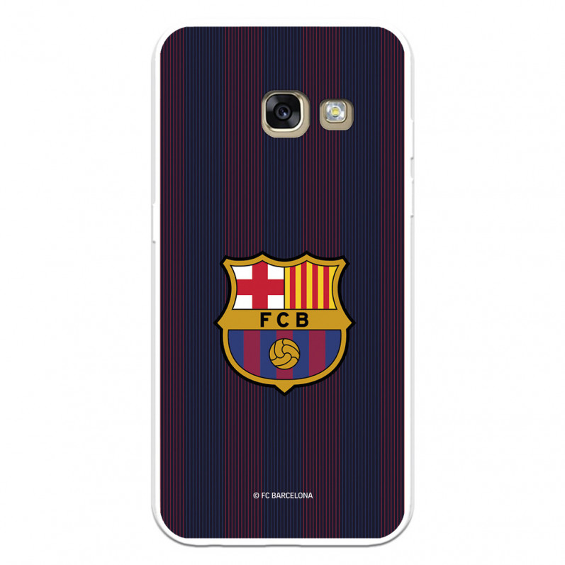 Barcelona Galaxy A3 2017 Galaxy Galaxy Galaxy Galaxy Galaxy Galaxy Case Samsung Blaugrana Stripes - FC Barcelona Licență oficial