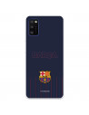 Barcelona Barsa Barcelona Galaxy A41 Albastru fundal caz de fundal pentru Samsung - Oficial FC Barcelona licență