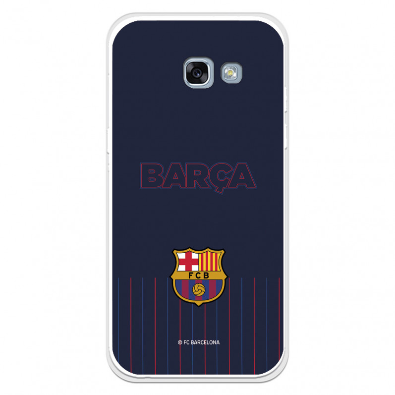 Barcelona Barcelona Galaxy A5 2017 Case pentru Samsung Barsa Blue Background - FC Barcelona Official Licence