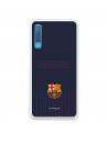 Barcelona Barcelona Barcelona Galaxy A7 2018 Caz pentru Samsung Barsa fundal albastru - FC Barcelona Licență oficială