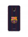 Carcasă pentru Samsung Galaxy J3 2017 European Barcelona Blaugrana Stripes - Licență oficială FC Barcelona
