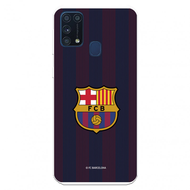 Barcelona Galaxy M51 Blaugrana Stripes Case pentru Samsung - FC Barcelona Official Licence