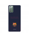 Barcelona Barcelona Galaxy Note20 Case pentru Samsung Barcelona Barsa Blue Background - FC Barcelona Official Licence