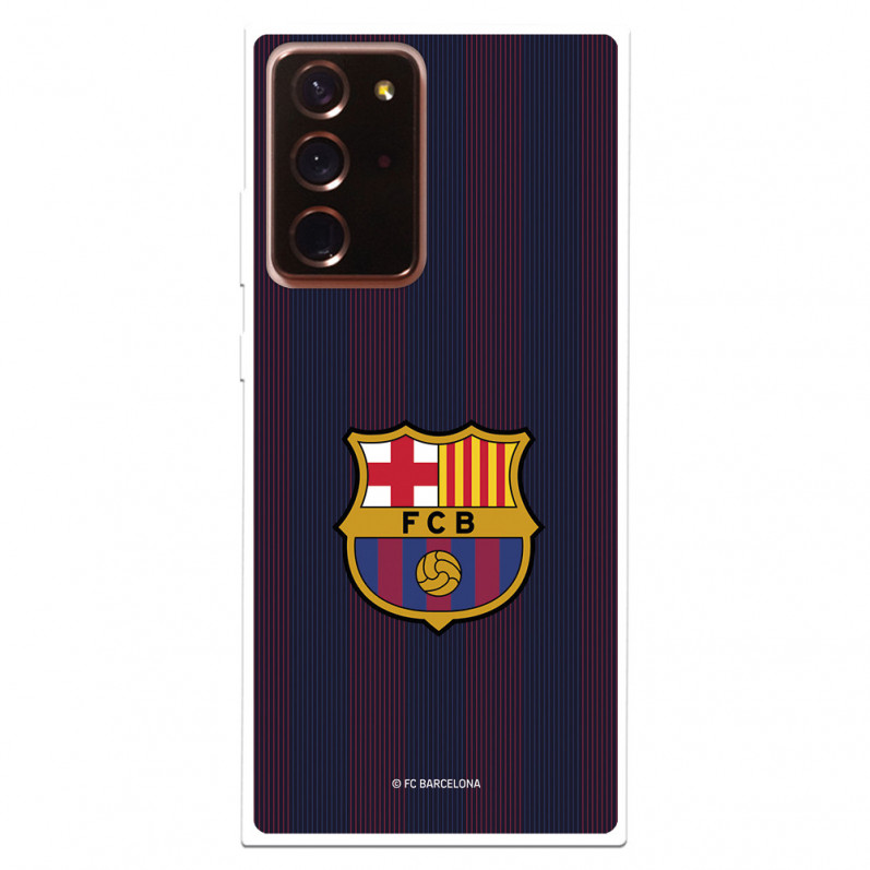 Barcelona Galaxy Note 20 Ultra Case pentru Samsung Barcelona Blaugrana Stripes - Licență oficială FC Barcelona