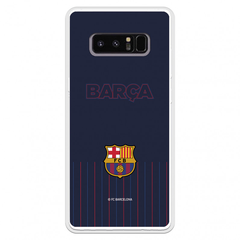 Barcelona Barcelona Galaxy Note8 Case pentru Samsung Barcelona Barsa Blue Background - FC Barcelona Official Licence