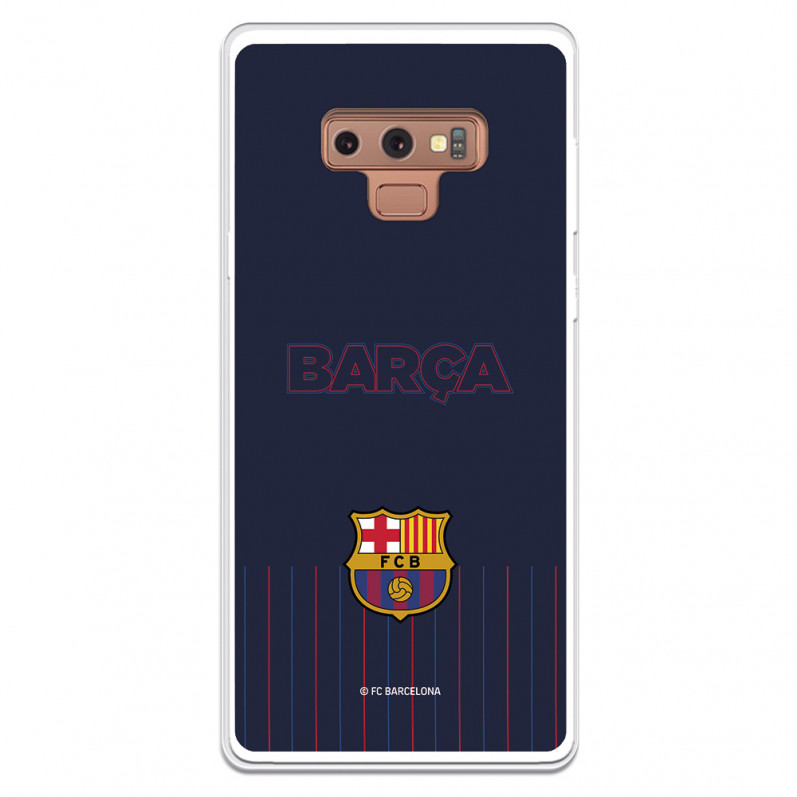 Barcelona Barcelona Galaxy Note9 Case pentru Samsung Barsa Blue Background - FC Barcelona Official License