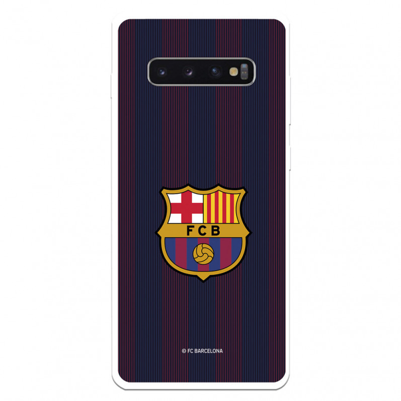 Barcelona Galaxy S10 Plus Case pentru Samsung - FC Barcelona Licență oficială