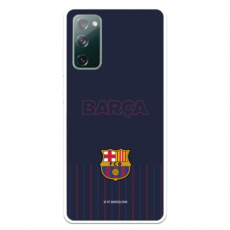 Barcelona Galaxy S20 FE Case pentru Samsung Barcelona Barsa Blue Background - FC Barcelona Official Licence
