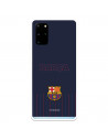 Barcelona Barcelona Barcelona Galaxy S20 Plus Case pentru Samsung Barcelona Barsa Blue Background - FC Barcelona Official Licenc