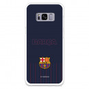 Barcelona Barsa Galaxy S8 Case pentru Samsung Barcelona Galaxy S8 fundal albastru - FC Barcelona licență oficială