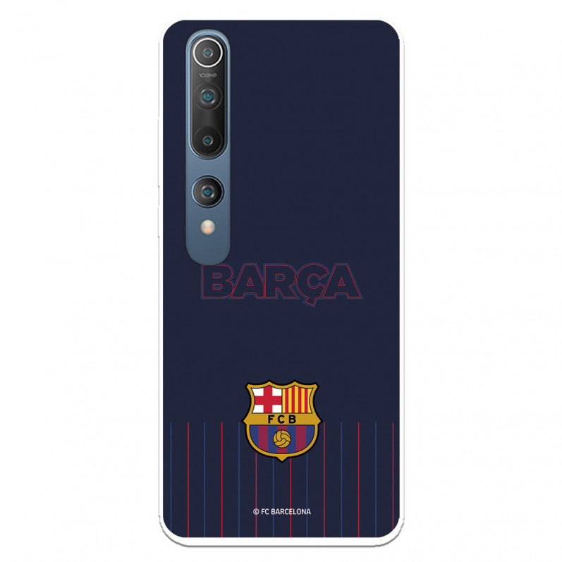 Husă pentru Xiaomi Mi 10 Pro Barcelona Barsa Blue Background - FC Barcelona Official Licence