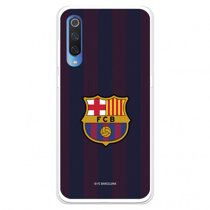 Barcelona Mi 9 Blaugrana Stripes Case pentru Xiaomi - FC Barcelona Official Licence