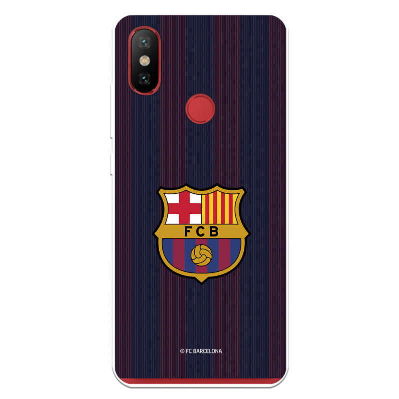 Husă pentru Xiaomi MI A2 Barcelona Blaugrana Stripes - Licență oficială FC Barcelona