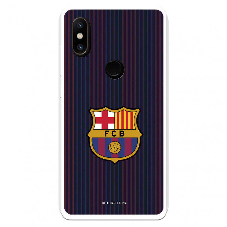 Carcasă pentru Xiaomi Mi Mix 2S Barcelona Blaugrana Stripes - Licență oficială FC Barcelona