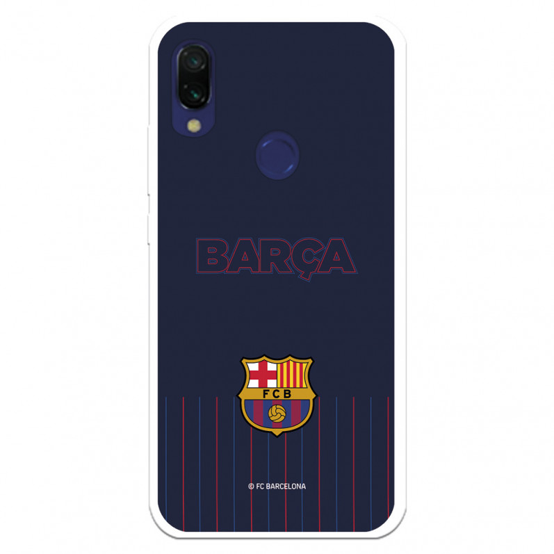 Barcelona Barsa Barsa Redmi 7A Case pentru Xiaomi Barcelona Redmi 7A fundal albastru - FC Barcelona licență oficială