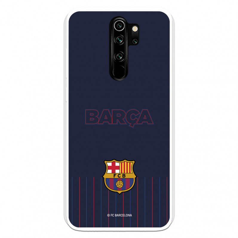 Barcelona Barcelona Redmi Note 8 Pro Case pentru Xiaomi Barcelona Barsa Blue Background - FC Barcelona Official Licence