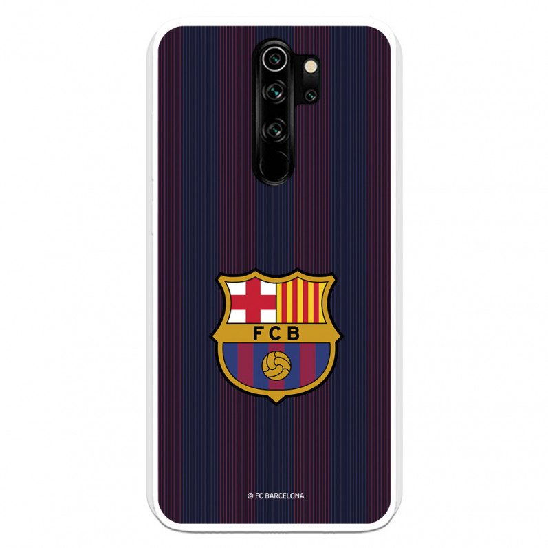 Barcelona Redmi Note 8 Pro Case pentru Xiaomi Barcelona Blaugrana Stripes - Licență oficială FC Barcelona