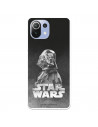 Funda para Xiaomi Mi 11 Lite Oficial de Star Wars Darth Vader Fondo negro - Star Wars