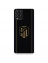 Funda para Realme 8 del Atleti Escudo Dorado Fondo Negro - Licencia Oficial Atlético de Madrid