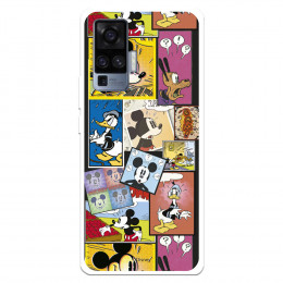 Funda para Vivo X51 Oficial de Disney Mickey Comic - Clásicos Disney