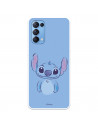 Funda para Oppo Find X3 Lite Oficial de Disney Stitch Azul - Lilo & Stitch