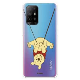 Funda para Oppo A74 5G Oficial de Disney Winnie  Columpio - Winnie The Pooh