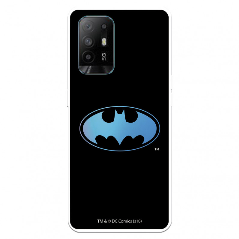 Funda para Oppo A74 5G Oficial de DC Comics Batman Logo Transparente - DC Comics