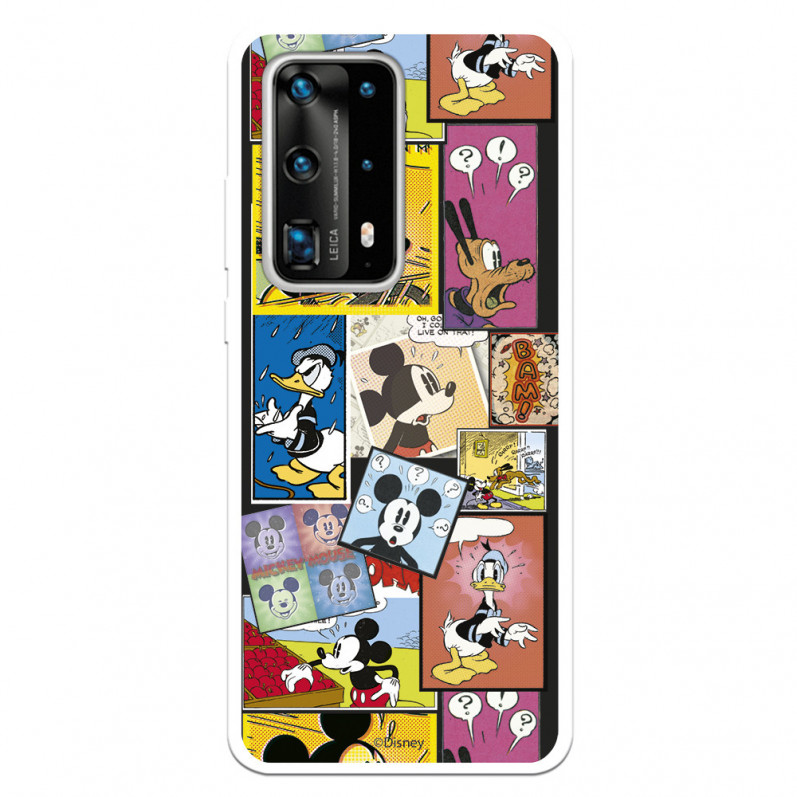 Funda para Huawei P40 Pro Plus Oficial de Disney Mickey Comic - Clásicos Disney
