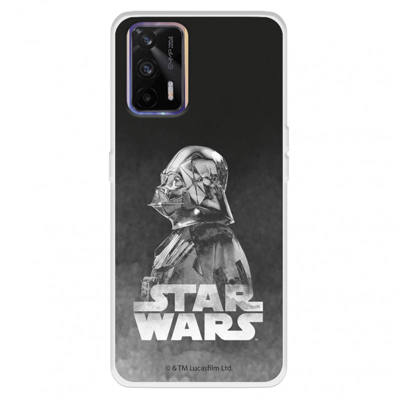 Funda para Realme GT Oficial de Star Wars Darth Vader Fondo negro - Star Wars