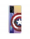 Funda para Realme GT Oficial de Marvel Capitán América Escudo Transparente - Marvel