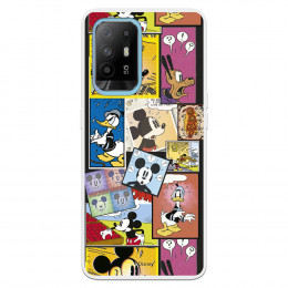 Funda para Oppo A94 5G Oficial de Disney Mickey Comic - Clásicos Disney