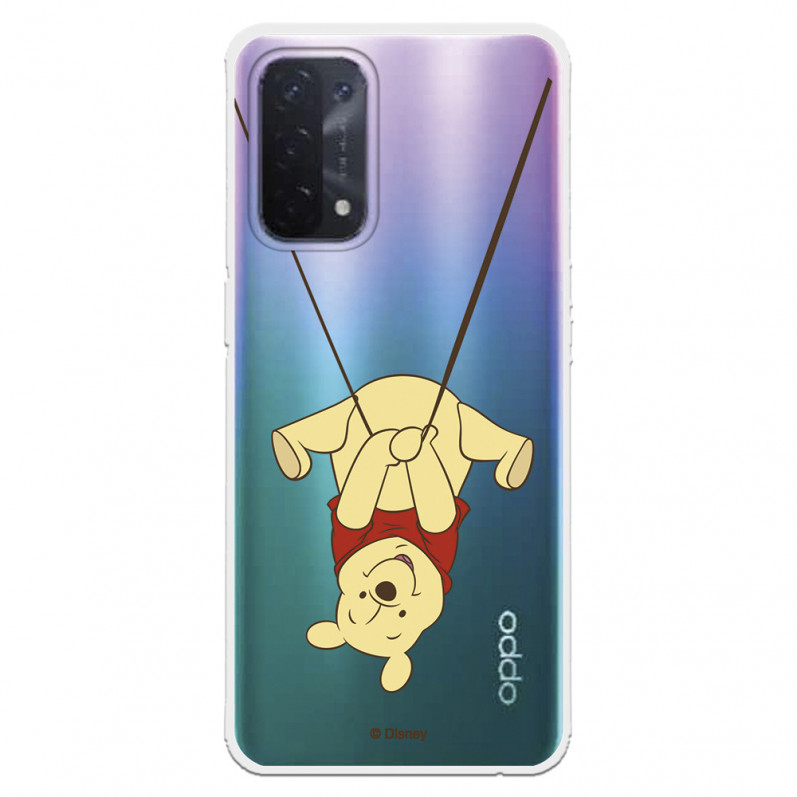 Funda para Oppo A74 5G Oficial de Disney Winnie  Columpio - Winnie The Pooh