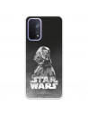 Funda para Oppo A74 5G Oficial de Star Wars Darth Vader Fondo negro - Star Wars